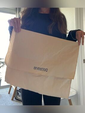 Byredo Large Dust Bag, organic cotton blend